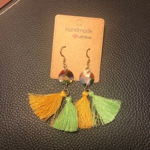 Yellow & Lime tassel